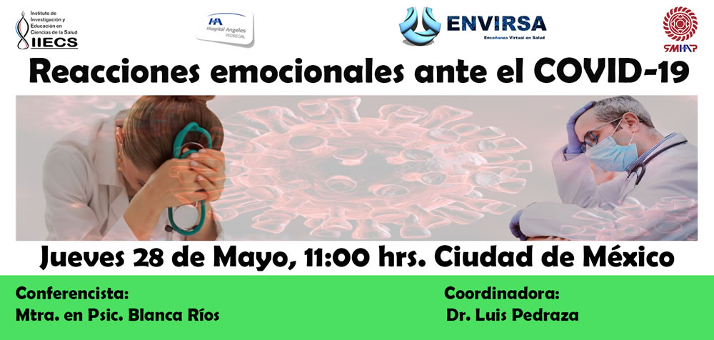 Reacciones emocionales ante el COVID-19 - Webinar ENVIRSA